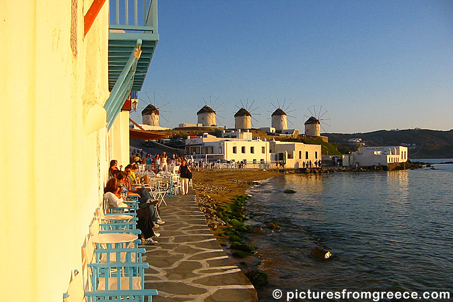 Little Venice in Mykonos.