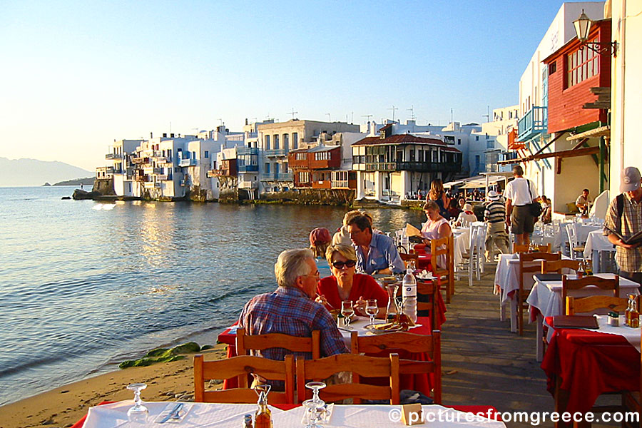 Little Venice on Mykonos.