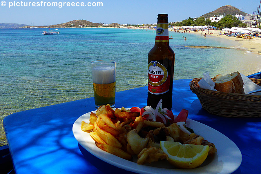 Fotis Taverna in Agios Prokopios in Naxos.