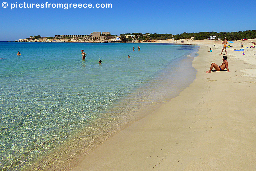 Aliko beach in Naxos.