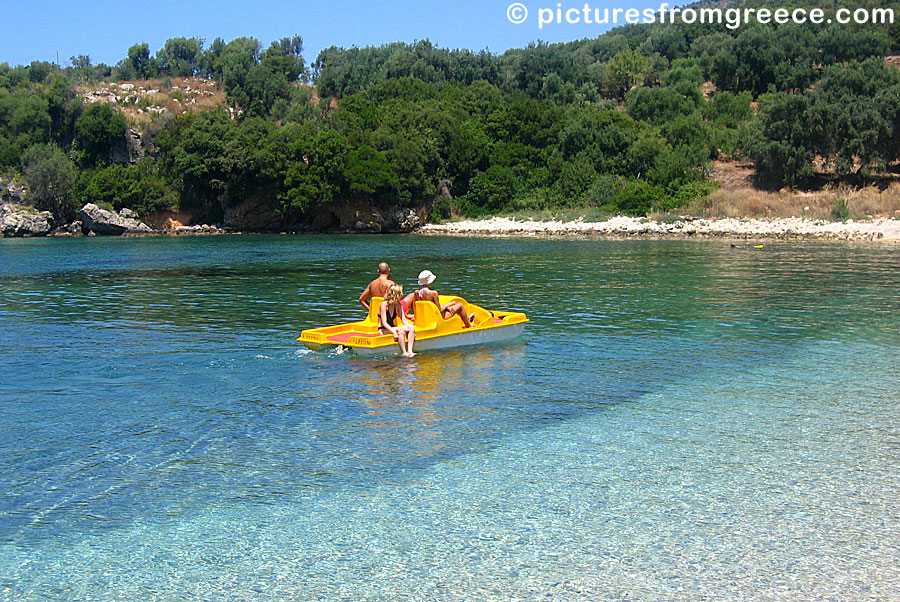 Agia Paraskevi beach north of Parga.