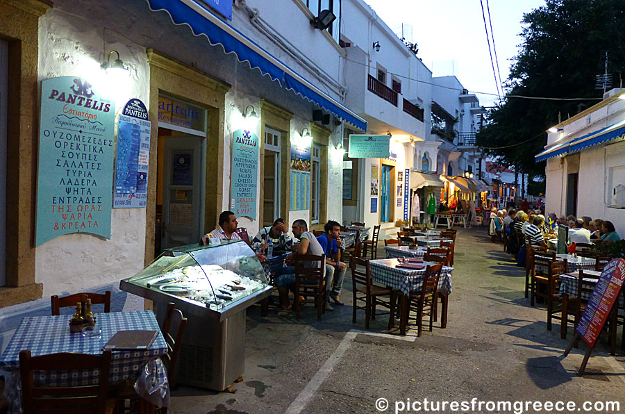 Taverna Pantelis in Skala in Patmos.