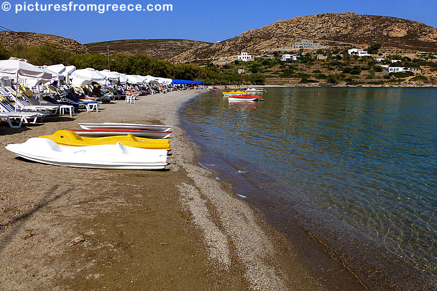 Kambos beach in Patmos.