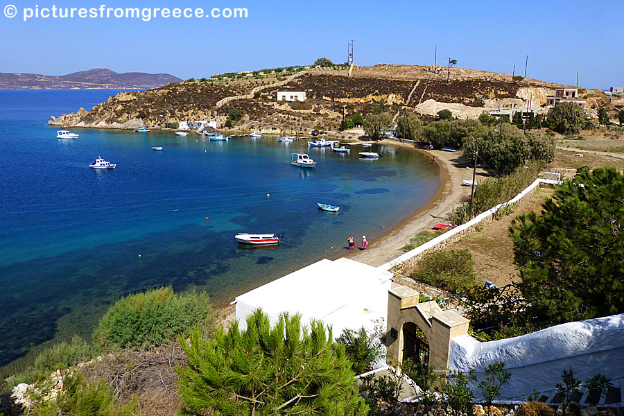 Sapsalia beach in Patmos .