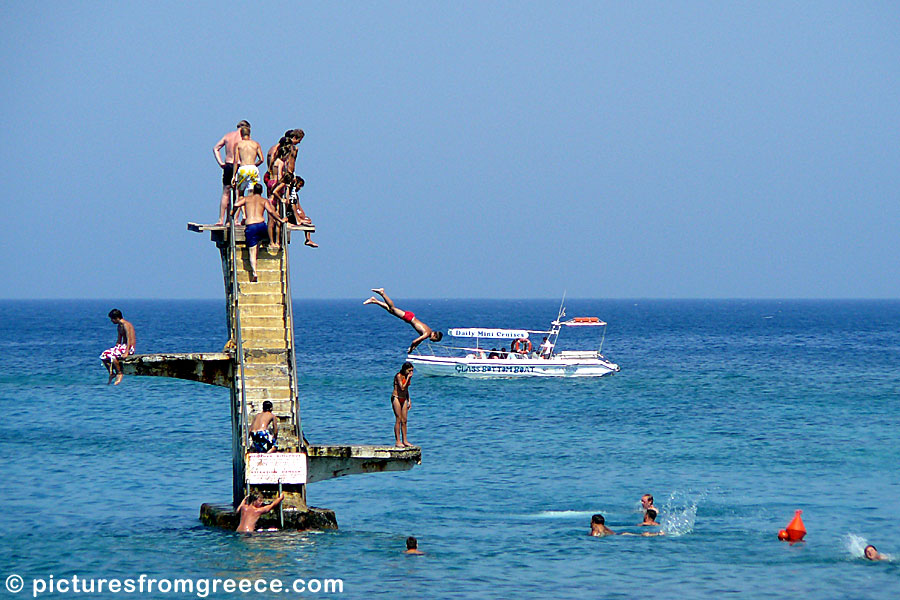 Elli beach in Rhodes Town.