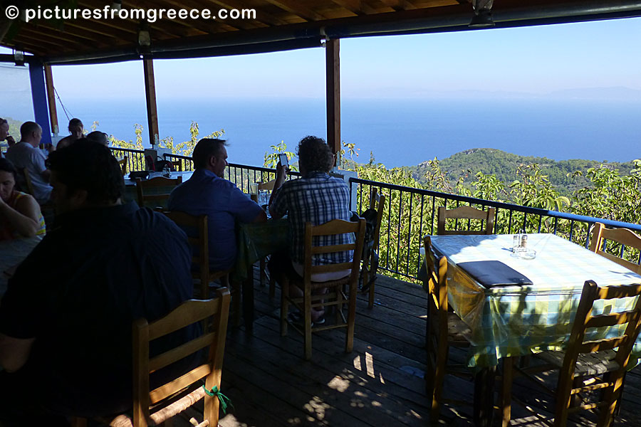 Lukas Taverna in Manolates in Samos.