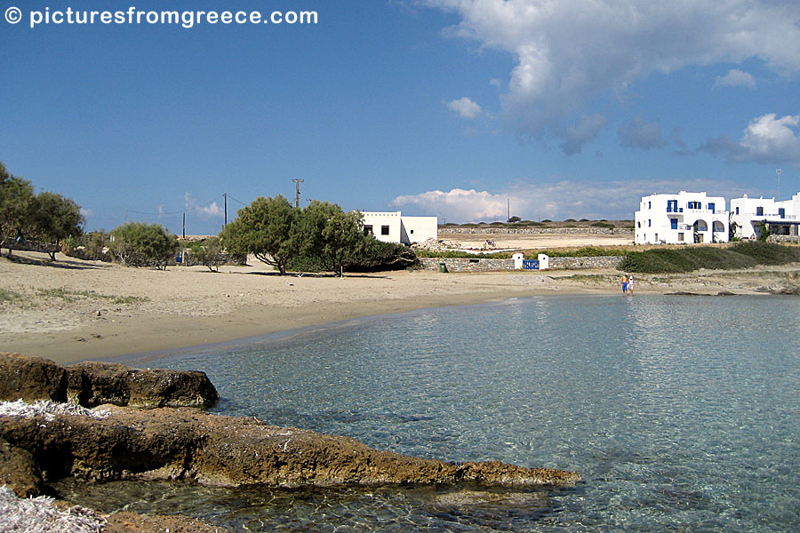 Lioliou beach in Schinoussa.