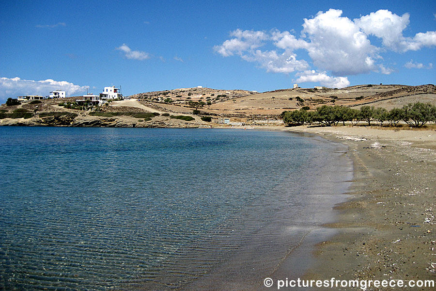 Livadia beach in Schinoussa.