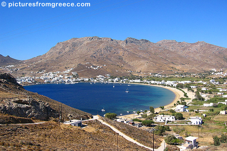 Livadi beach in Serifos.