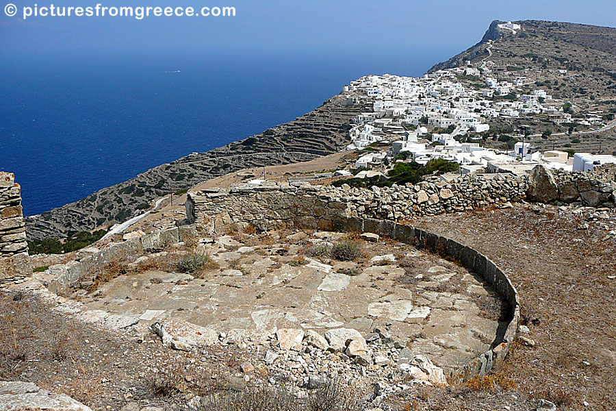 Chorio and Kastro in Sikinos.