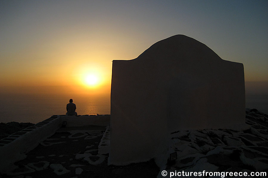 Sunset on Sikinos.