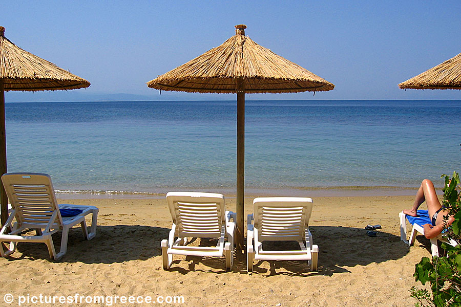 Maratha beach in Skiathos.