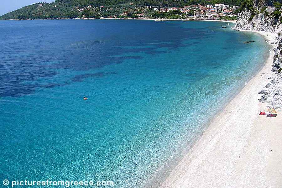 Hovolo beach in Skopelos.