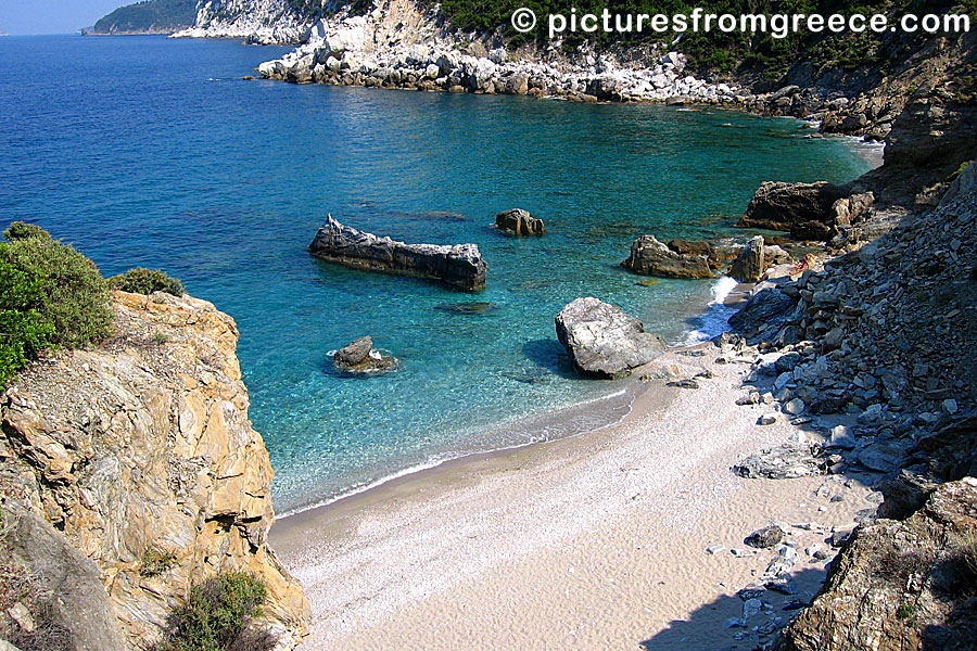 Mamma Mia beach in Skopelos.