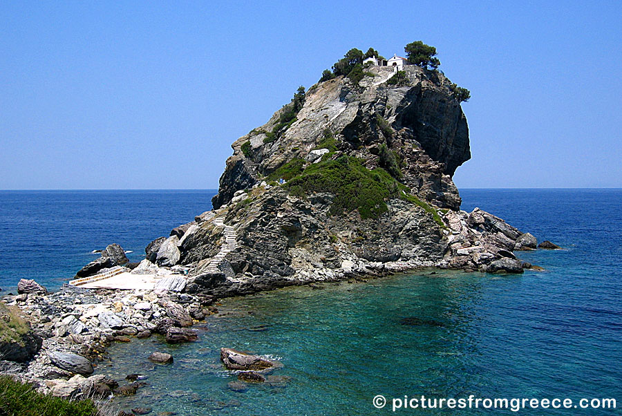 Mamma Mia church in Skopelos.