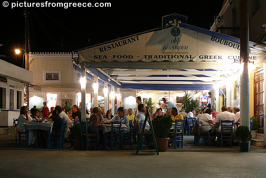 Bouboulina is the best restaurant in Spetses Town.