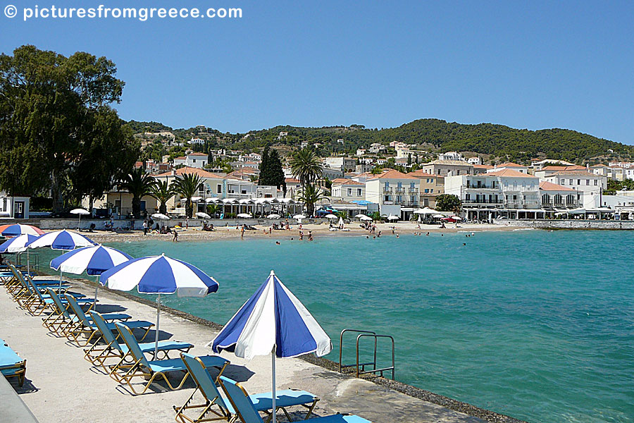 Spetses Town beach.