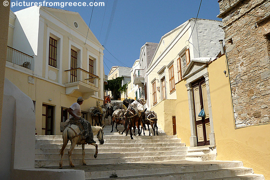 Kali Strata stairs in Symi.