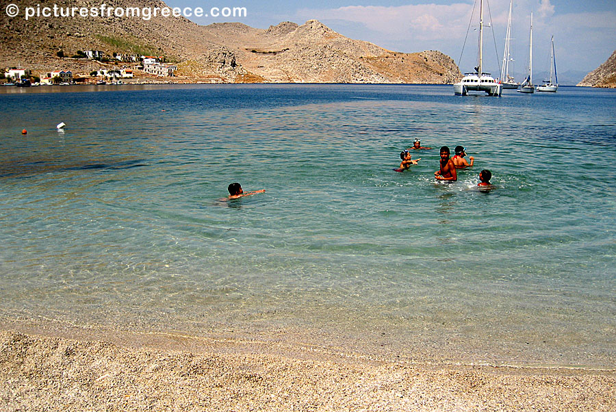 Pedi beach in Symi.