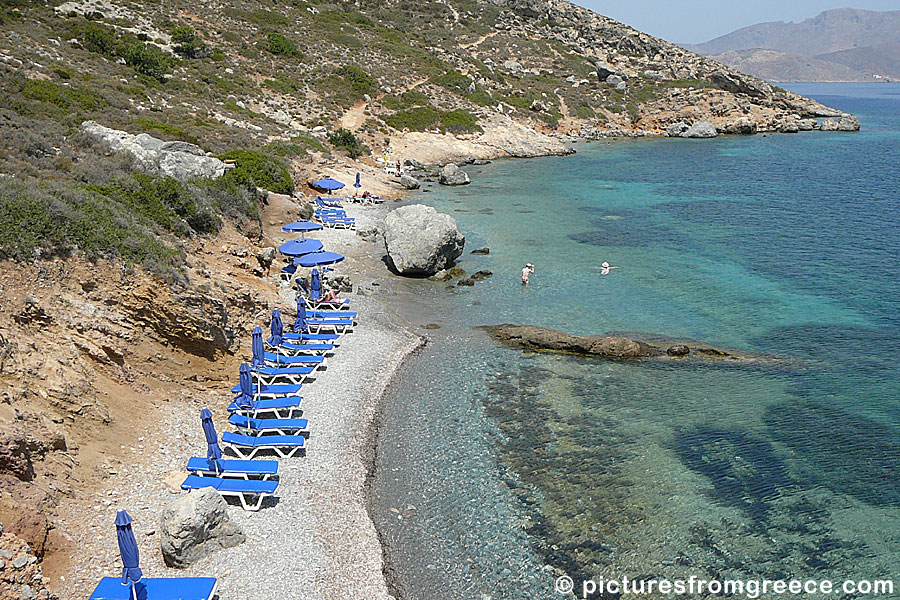 Beaches in Telendos.