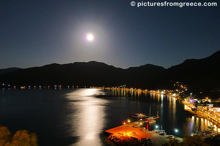 Full moon in Livadia on Tilos.