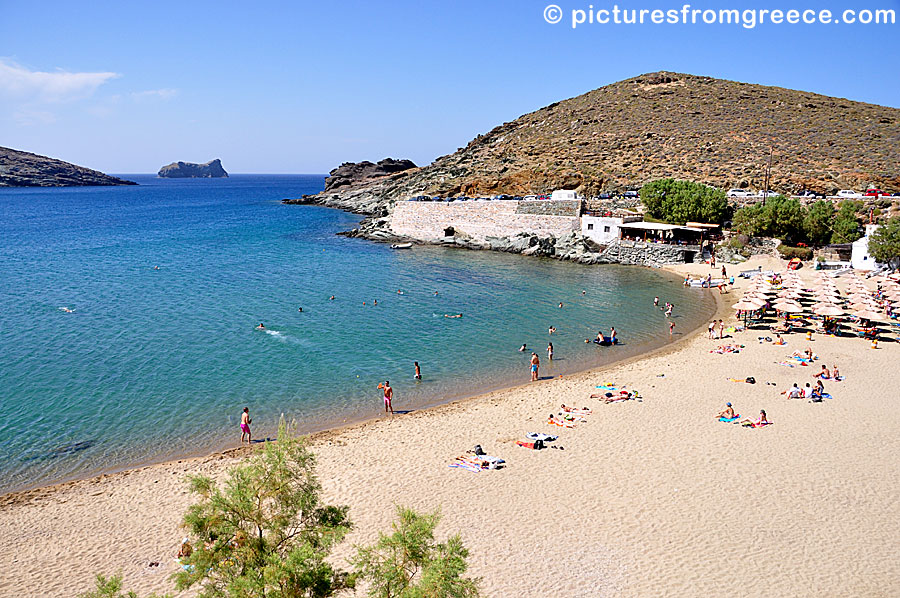 Apothikes beach in Tinos.