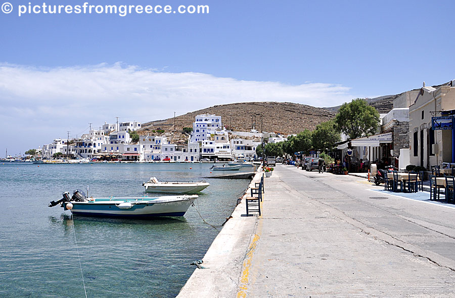 Panormos in Tinos is the port of Pyrgos. There are plenty of good restaurants, accommodation and it is close to Rochari beach.