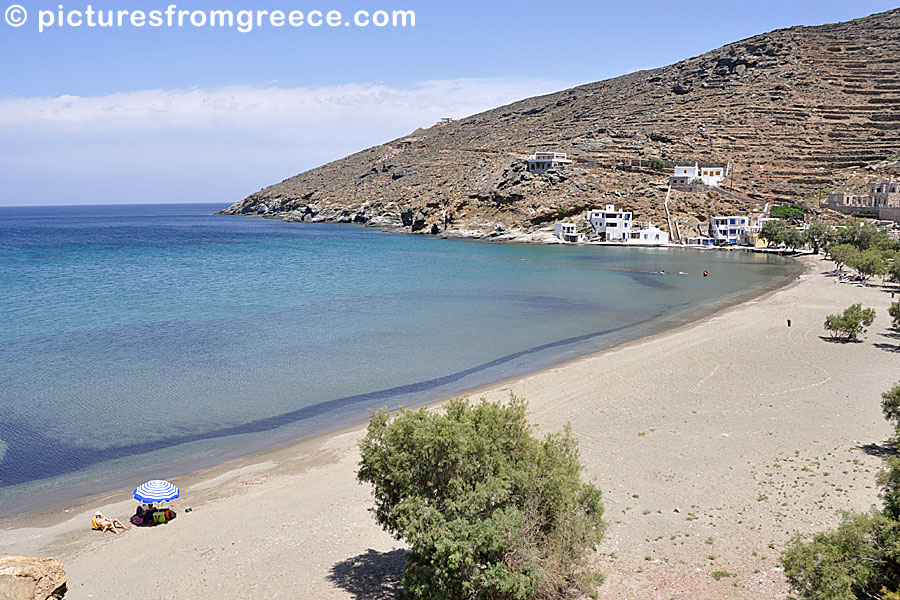 Rochari beach in Tinos.