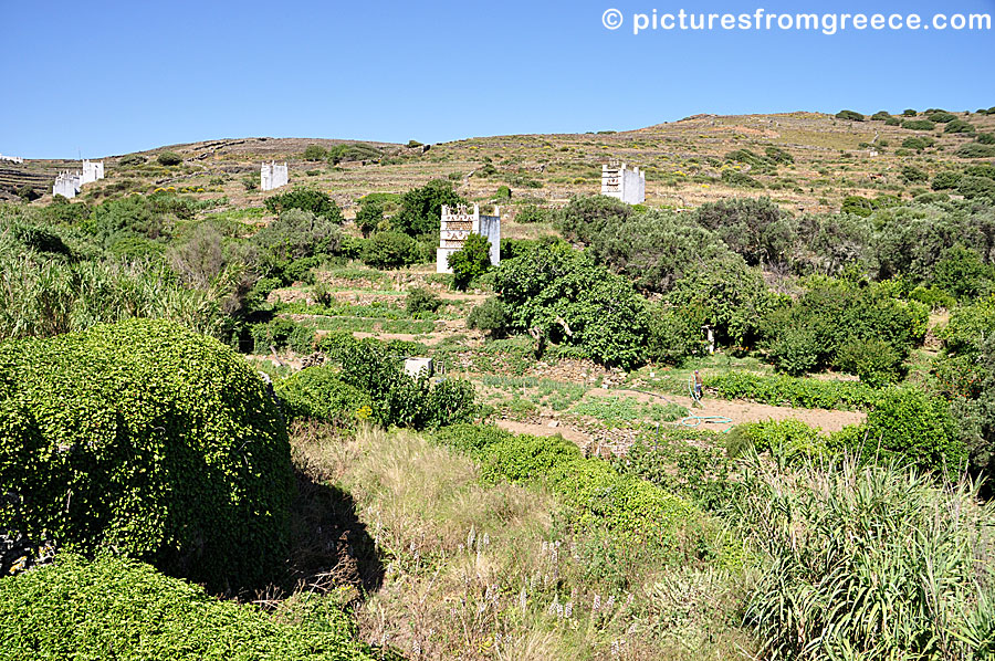 Dovecots in Tarabados on Tinos.