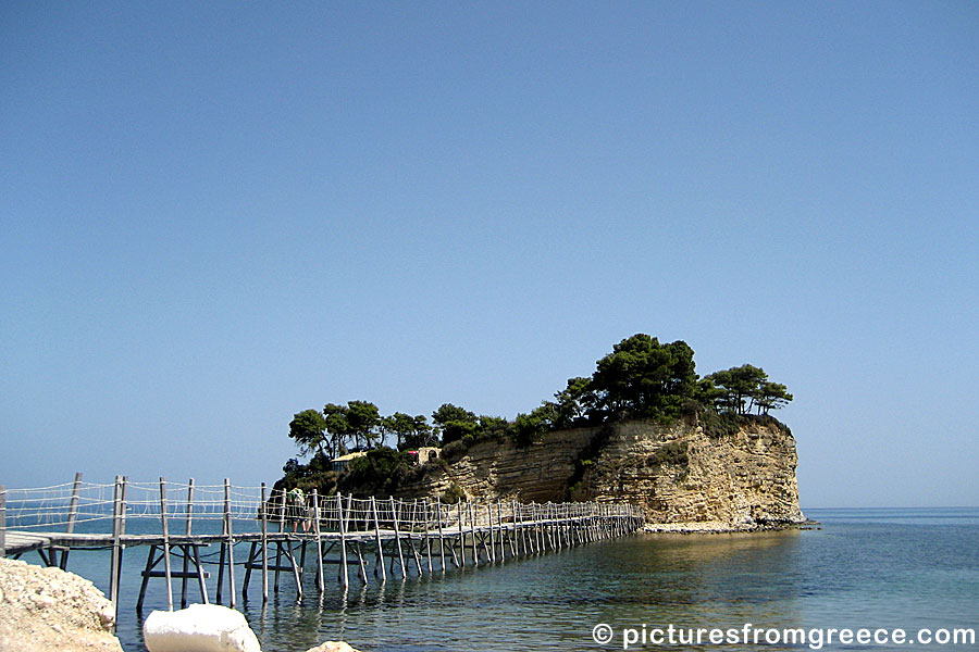 Agios Sostis island in Zakynthos.