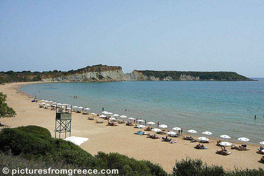 Gerakas beach on Zakynthos.